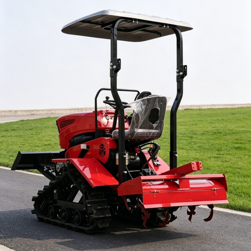 Farming Agriculture Machine - 맞춤형 2026년 인기 크롤러 로터리 경운기,