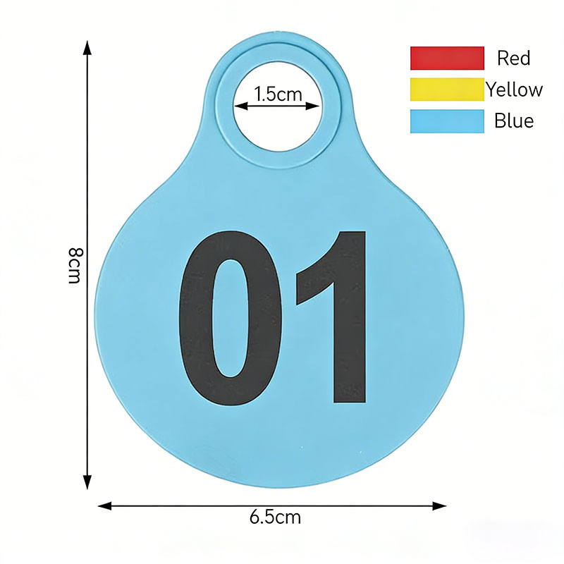 Livestock Ear Tag - 50개 가축용 TPU 소 귀표시표(글자 포함/글자