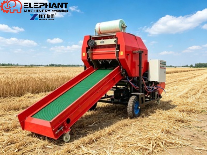 농업용 콤바인 사일리지 베일러 래퍼 미니 사각 건초 짚 - Agriculture Farming Livestock 리뷰 및 가격