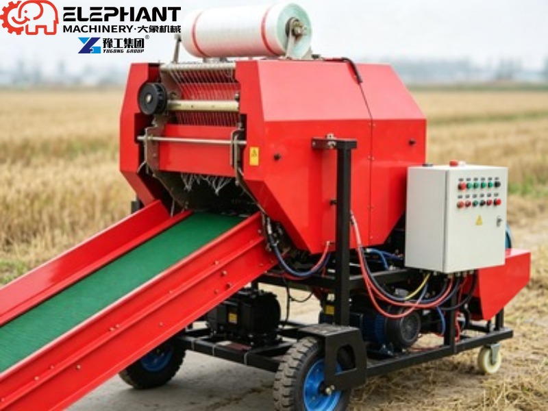 농업용 콤바인 사일리지 베일러 래퍼 미니 사각 건초 짚 - Agriculture Farming Livestock 리뷰 및 가격