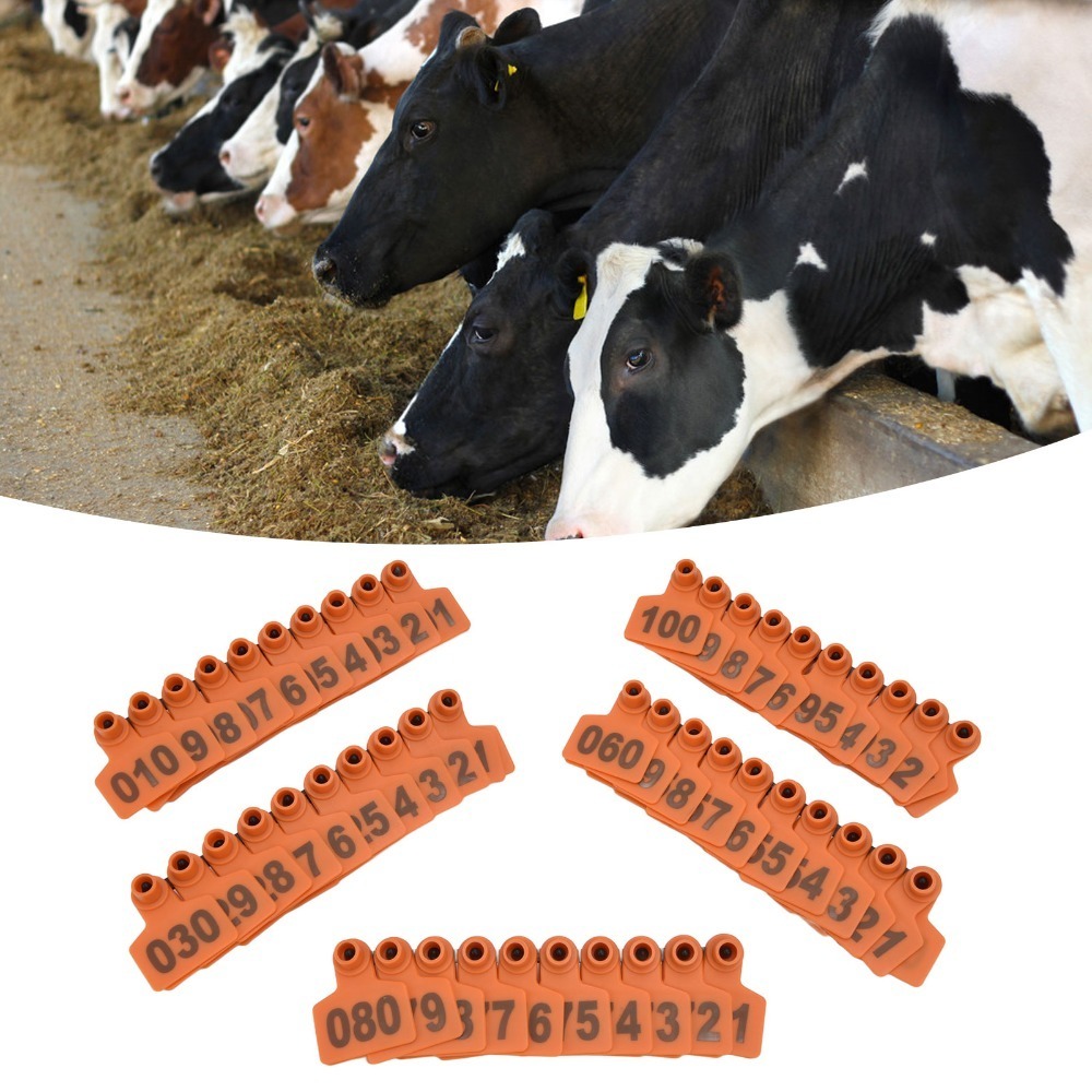 100개 TPU 가축 귀표시표 내구성 있는 구리 못 동 - Livestock Ear Tag 리뷰 및 가격