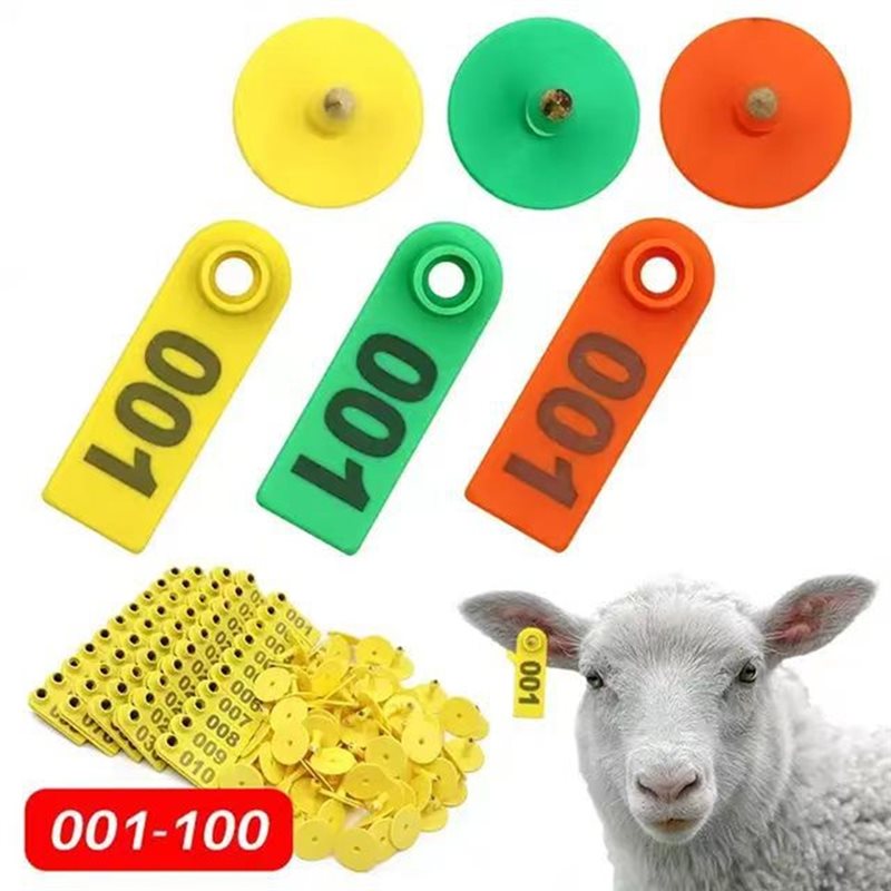 AB41-양 귀표시번호 001~100, 번호가 매겨진  - Livestock Ear Tag 리뷰 및 가격