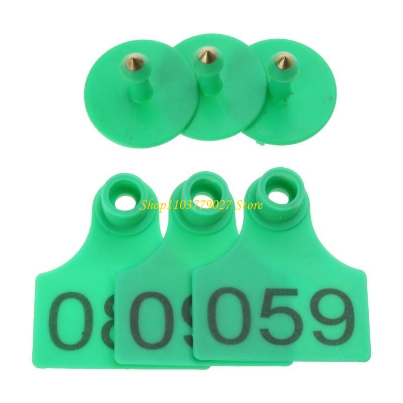 C4DF 001-100 숫자 플라스틱 태그 가축 동물  - Livestock Ear Tag 리뷰 및 가격